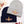 Load image into Gallery viewer, Moon Bird Beanie LIGHT GRAY &amp; OXFORD NAVY
