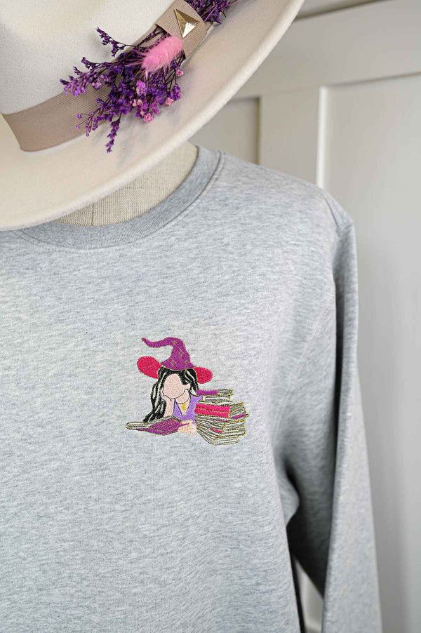 Witch Embroidered Sweatshirts