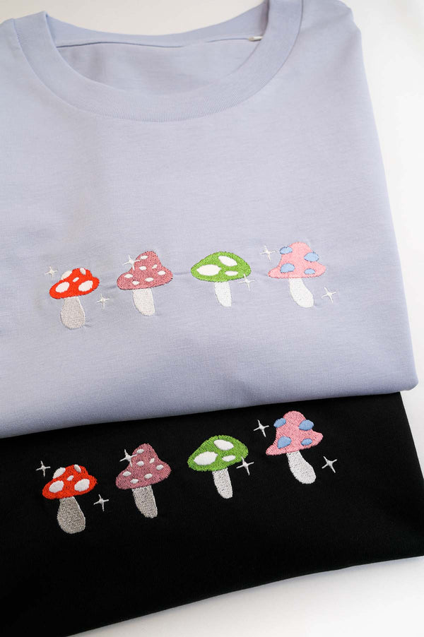 Magic Mushroom Embroidered T-shirt