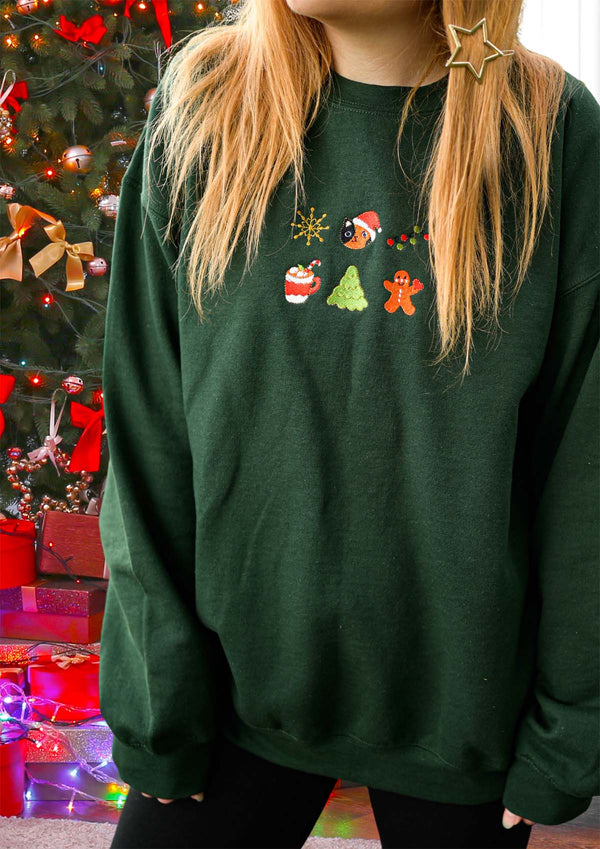 Christmas Essentials Embroidered Sweatshirts